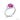 J B Star Pink Sapphire and Diamond Ring in Platinum