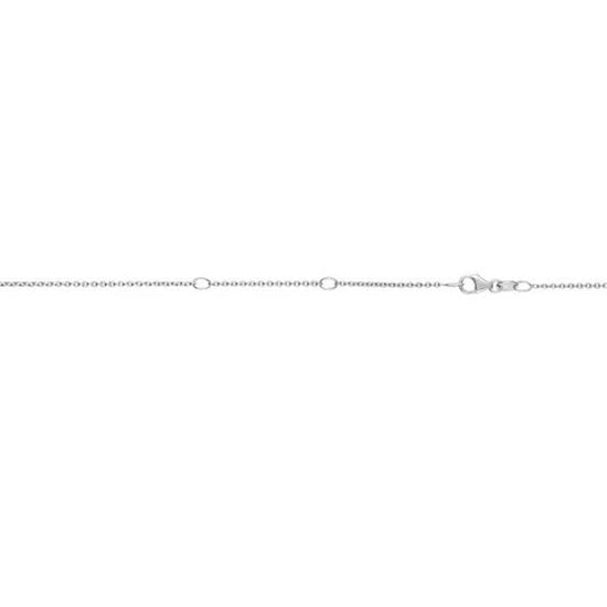 Mountz Collection 18" Diamond Cut Cable Chain in 14K White Gold