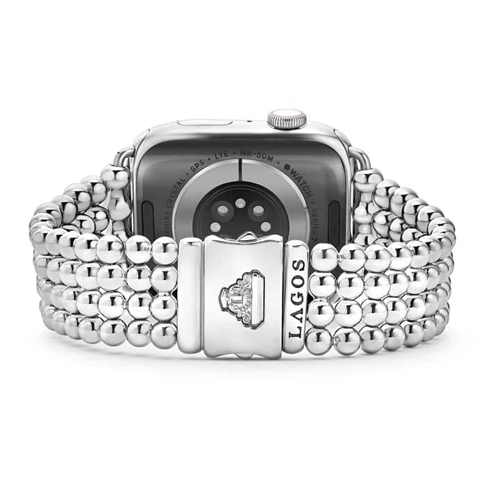 LAGOS Smart Caviar Infinite Caviar Beaded Watch Bracelet in Stainless Steel - 42-49MM