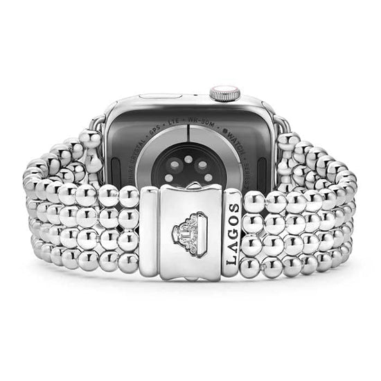 LAGOS Smart Caviar Infinite Caviar Beaded Watch Bracelet in Stainless Steel - 42-49MM