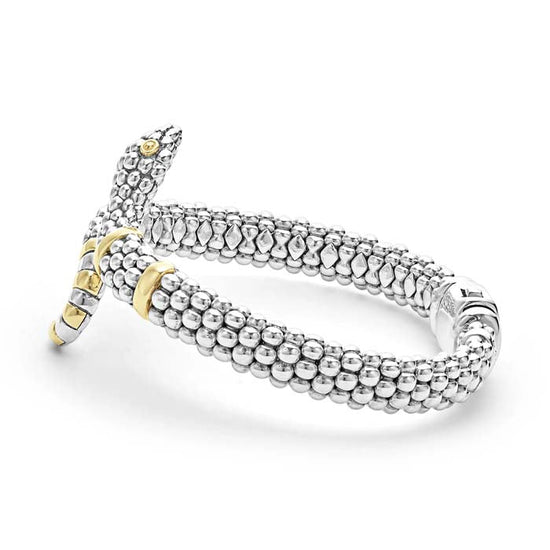 LAGOS Two-Tone Snake Rope Bracelet in Sterling Silver and 18K Yellow Gold