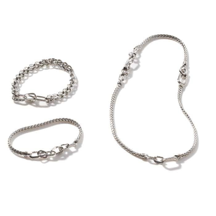 32" Asli Link Classic Chain Transformable Necklace in Sterling Silver