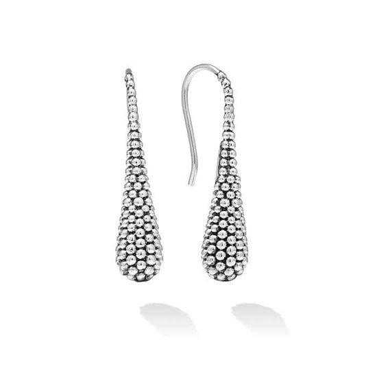 LAGOS Caviar Teardrop Earrings in Sterling Silver