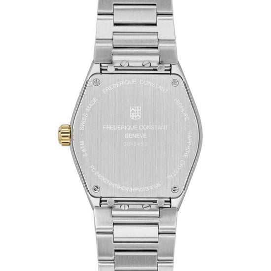 Frederique Constant 31mm Highlife Quartz Watch with Silver Diamond Dial in Stainless Steel and Yellow Gold Plate