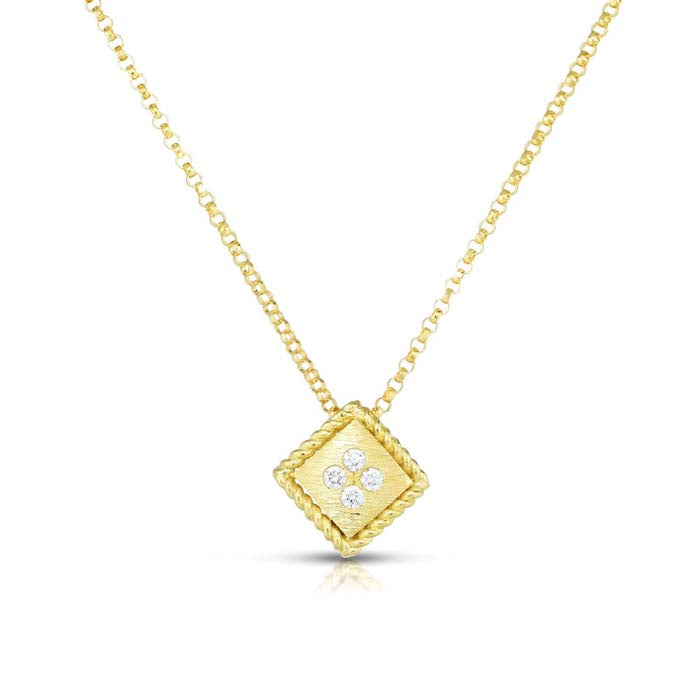 Roberto Coin Palazzo Ducale Pendant Necklace in 18K Yellow Gold