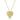 Roberto Coin .21CTW Venetian Princess Medium Heart Medallion Necklace in 18K Yellow Gold
