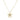 Roberto Coin .08CTW 5-Petal Flower Pendant in 18K Yellow Gold