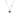 Roberto Coin Stardust Small Pavé Diamond and Blue Ceramic Star Pendant in 18K White Gold