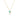 Roberto Coin Amorino Diamond & Cyan Enamel Heart Necklace in 18K Yellow Gold