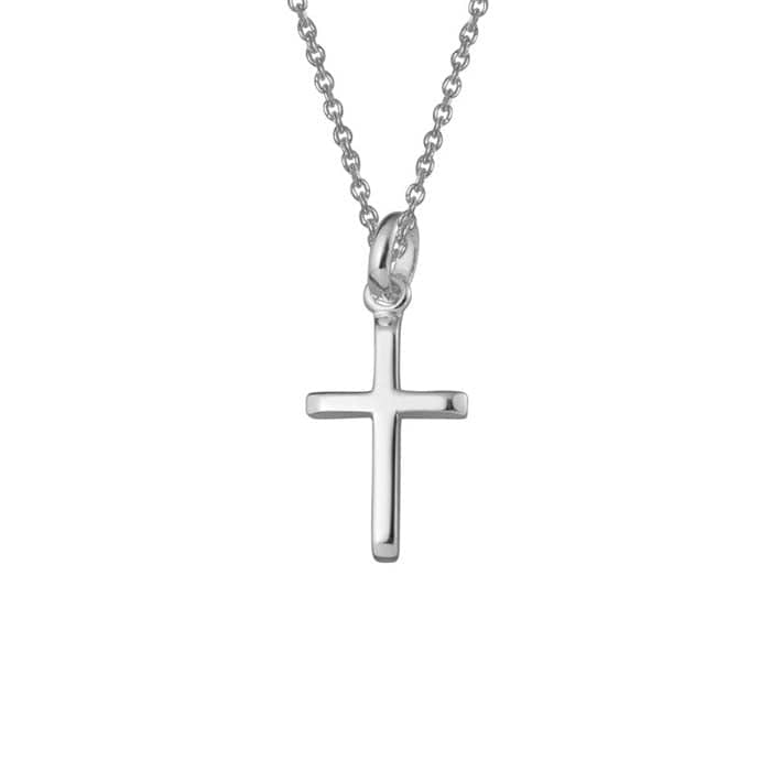 Mountz Collection Beveled Cross in Sterling Silver