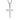 Mountz Collection Plain Curved Front Cross in Sterling Silver