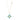 Roberto Coin Amazonite Venetian Princess Cabochon Flower Necklace in 18K Yellow Gold
