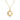 Roberto Coin Diamond Circle Love in Verona Necklace in 18K Yellow Gold