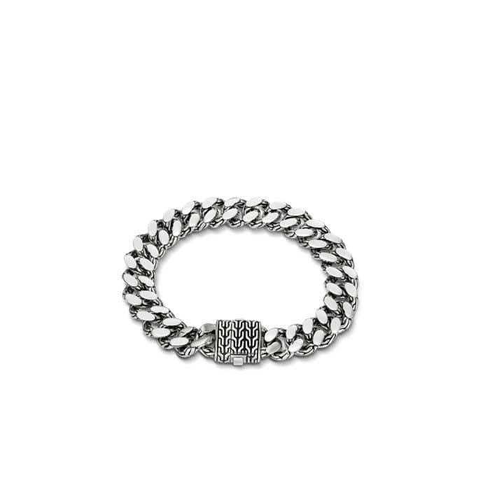 John Hardy Men's 11MM Curb Link Classic Chain Bracelet in Sterling Silver