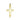 Gabriel & Co. Beveled Trim Cross Pendant in 14K Yellow Gold