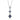 Le Vian Denim Ombré Pendant featuring Blue and White Sapphires in 14K Vanilla Gold