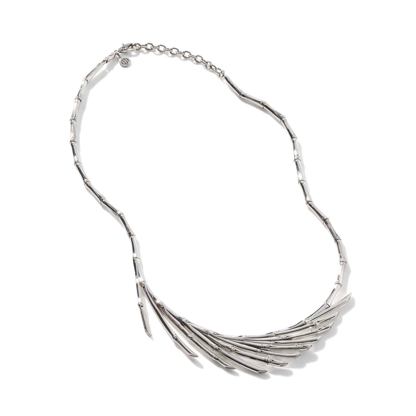 John Hardy Bamboo Fan Necklace in Sterling Silver