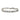 Estate 7" Geometric Interlocking Link Bracelet in Sterling Silver