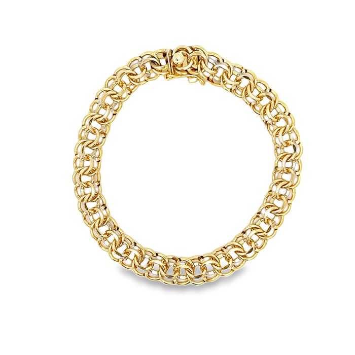 Estate Charm Bracelet in 14K Yellow Gold