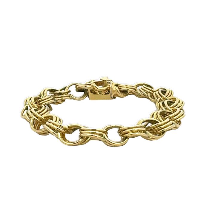 Estate Charm Bracelet in 14K Yellow Gold