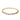 Estate 6.5" Amethyst Pear-shaped Link Bracelet in 14K Yellow Gold
