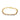 Estate 6.5" Amethyst Pear-shaped Link Bracelet in 14K Yellow Gold