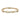 Estate 7.5" Diamond Bar Link Bracelet in 14K Yellow Gold