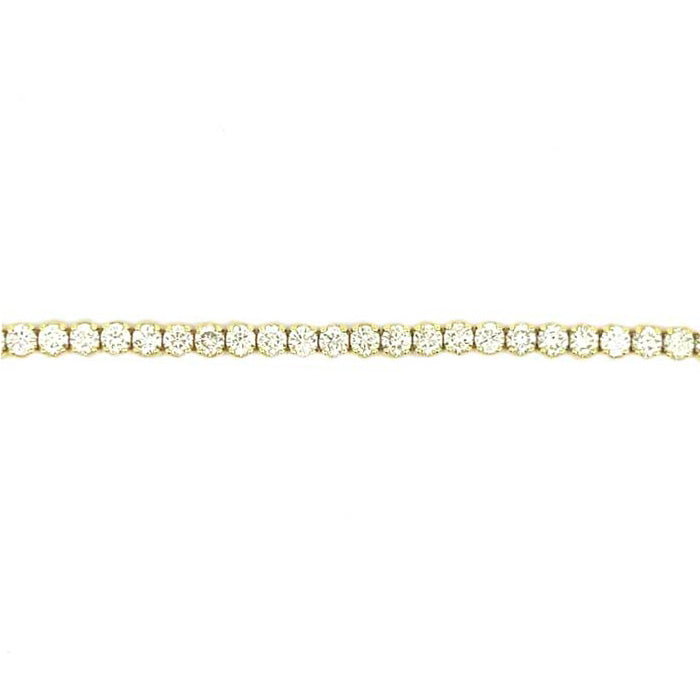 Mountz Collection 7.0CTW Diamond Straightline Bracelet in 14K Yellow Gold