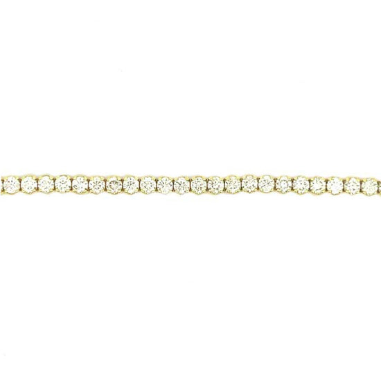 Mountz Collection 7.0CTW Diamond Straightline Bracelet in 14K Yellow Gold