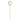 Estate Diamond and Pearl Horseshoe Stick Pin in 14K Yellow Gold
