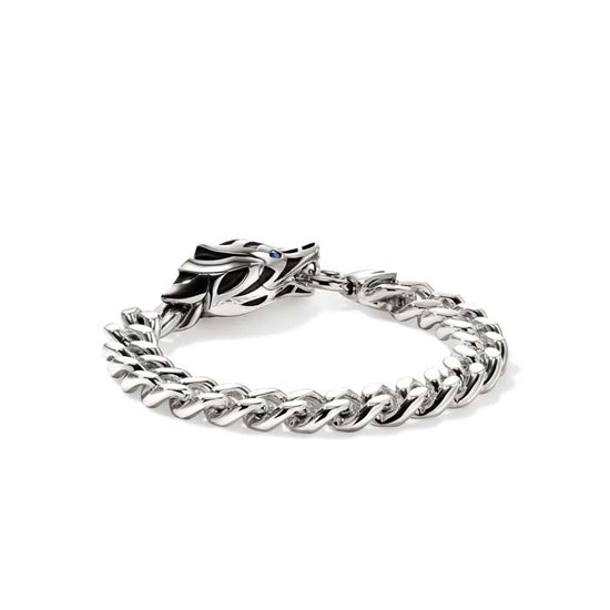 John Hardy Naga 11MM Curb Link Bracelet in Sterling Silver