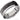 Lashbrook 8MM Flat Cobalt Chrome Wedding Band with 5MM centered inlay of Forged Carbon Fiber