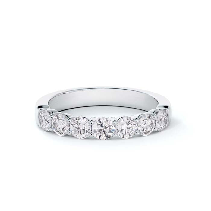 De Beers Forevermark 1.05CTW 7-Stone Band in Platinum