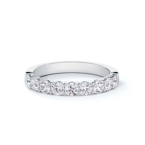 De Beers Forevermark .90CTW 9-Stone Band in 18K White Gold