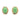 Estate Cabochon Jade Stud Earrings with Greek Key Border in 14K Yellow Gold