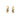 Estate Crossover Diamond Oval Hoop Earrings in 14K Yellow Gold