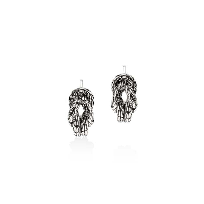 John Hardy Love Knot Earrings in Sterling Silver