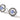John Hardy Icon Tanzanite and Diamond Classic Chain Stud Earrings in Sterling Silver