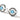 John Hardy Icon Swiss Blue Topaz Classic Chain Stud Earrings in Sterling Silver