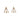 Mountz Collection 0.32CTW Three-Row Tapered J-Hoop Diamond Earrings in 14K Yellow Gold