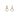 Mountz Collection Diamond Circle Drop Earrings in 14K Yellow Gold