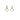 Mountz Collection Diamond Circle Drop Earrings in 14K Yellow Gold