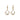 Mountz Collection 0.26CTW Double Circle Diamond Drop Earrings in 14K Yellow Gold