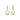 Mountz Collection 0.26CTW Double Circle Diamond Drop Earrings in 14K Yellow Gold
