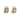 Mountz Collection 0.814CTW Geometric Diamond Cluster J-Hoop Earrings in 14K Yellow Gold