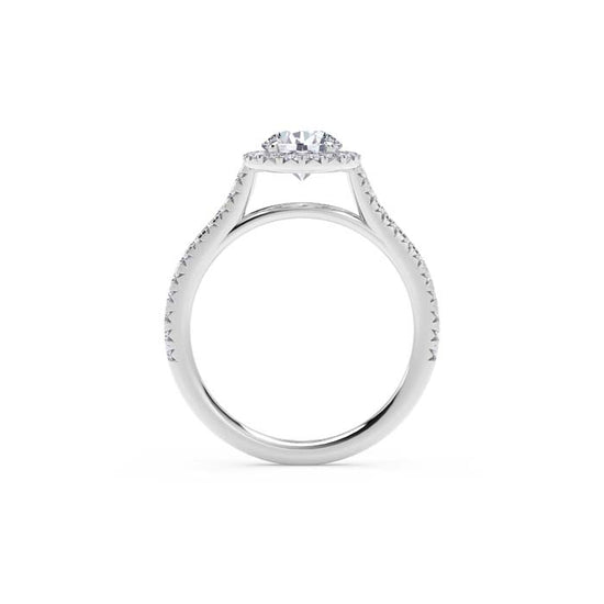 De Beers Forevermark 1CTW Center of My Universe Halo Engagement Ring in Platinum