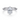 Gabriel & Co. "Seattle" Hidden Halo Oval Center Engagement Ring Semi-Mounting in 14K White Gold
