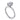 Gabriel & Co. "Tiana" Oval Solitaire Engagement Ring Mounting in 14K White Gold