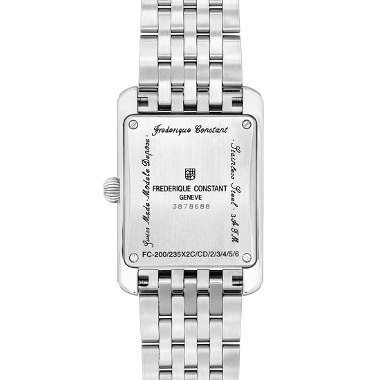 Frederique Constant 36mm x 25mm Classics Carrée Watch in Stainless Steel