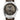 Frederique Constant 41MM Automatic World Timer Stainless Steel Watch with Brown Dial and Alligator Strap